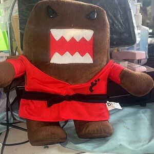 Domo Brown and Red Plush Toy